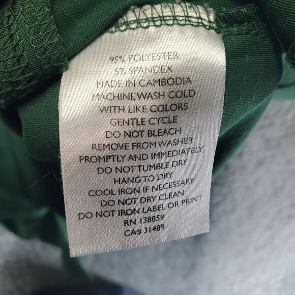 Columbia Shirt Mens Medium Green Golf Omni-Wick Cut Away Polo Moisture-Wicking - Picture 3 of 9